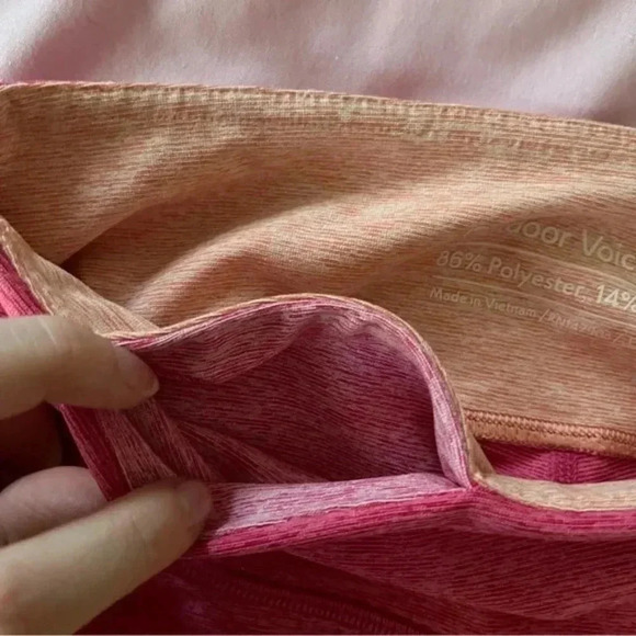 OUTDOOR VOICES Springs 7/8 Legging In Flamingo/Rose/Clay - Picture 7 of 8